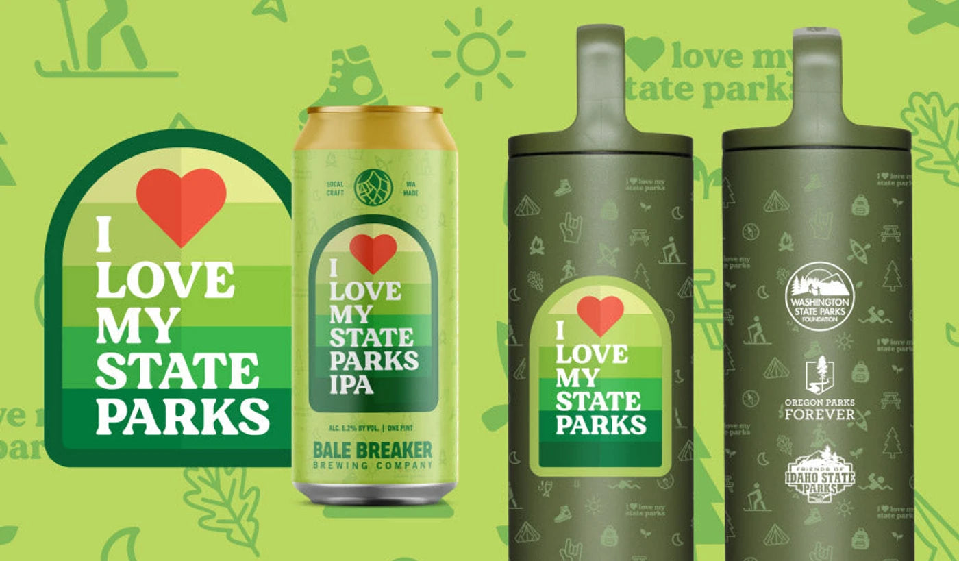 MiiR x Bale Breaker I Love My State Parks collaboration